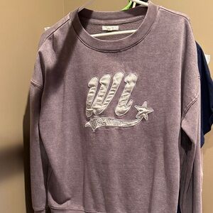 Maurices Purple Wisconsin Sweatshirt